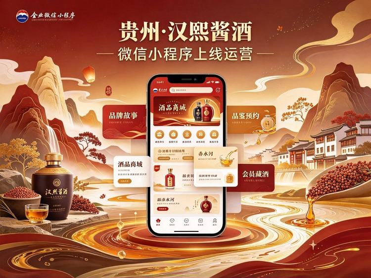恭喜贵州” 汉熙酱酒 “微信小程序上线运营